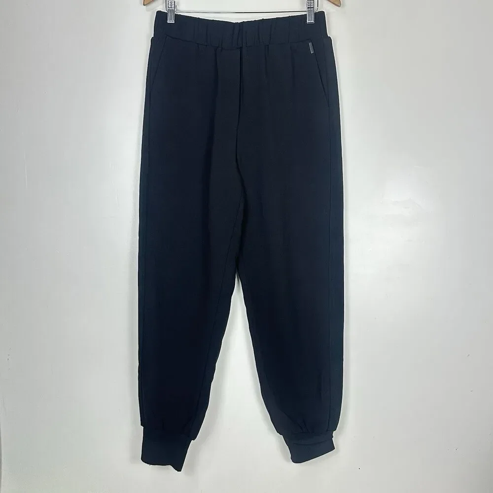 ALLSAINTS Tia Jogger Trousers High Rise Black Tailored Chic Minimalist Edgy Luxe